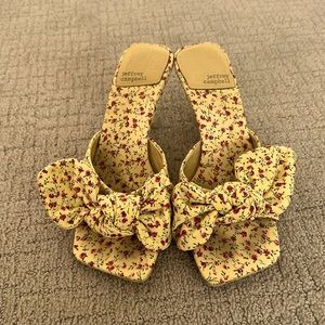 Jeffery Campbell Floral Sandals